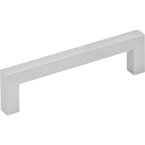 Elements 96 mm Center-to-Center Matte Silver Square Stanton Cabinet Bar Pull 625-96MS - main